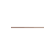 Bianca Single Towel Rail 600mm | Brushed Bronze gallery detail image