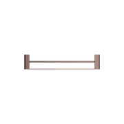 Bianca Double Towel Rail 800mm | Brushed Bronze gallery detail image