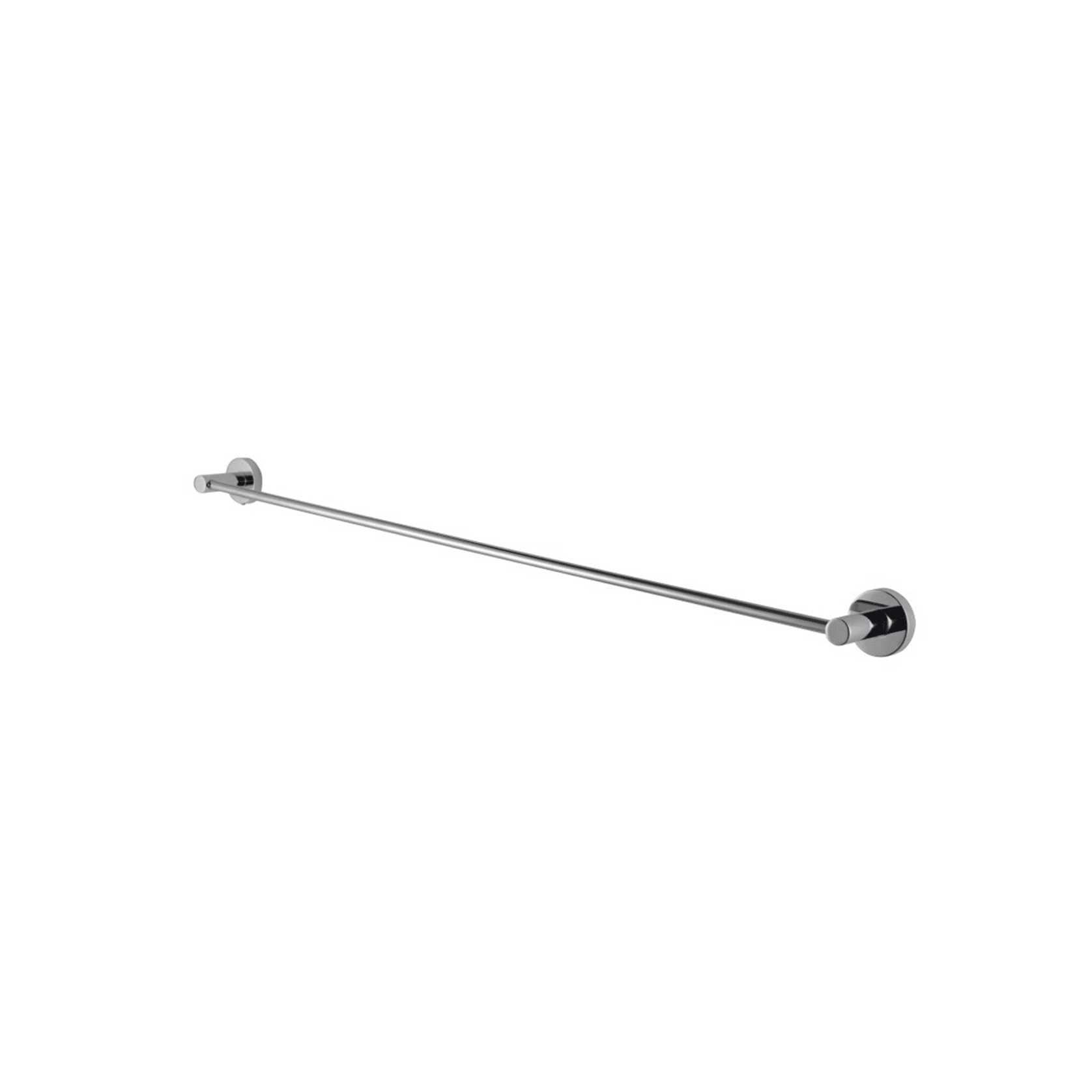 Lucid Pin Single Towel Rail 800mm Chrome gallery detail image