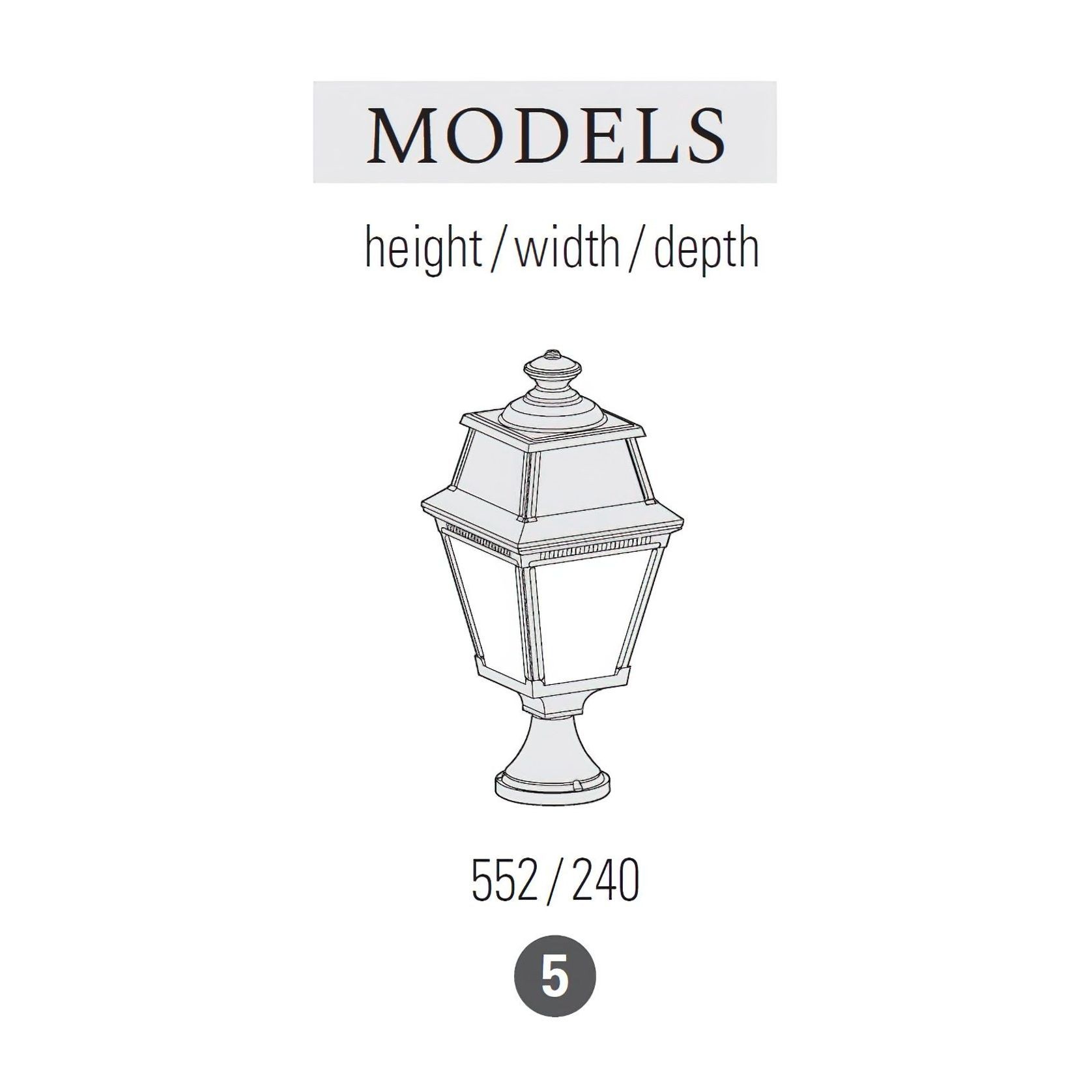 Avenue 2 Model 5 Lamp Lamp Post gallery detail image