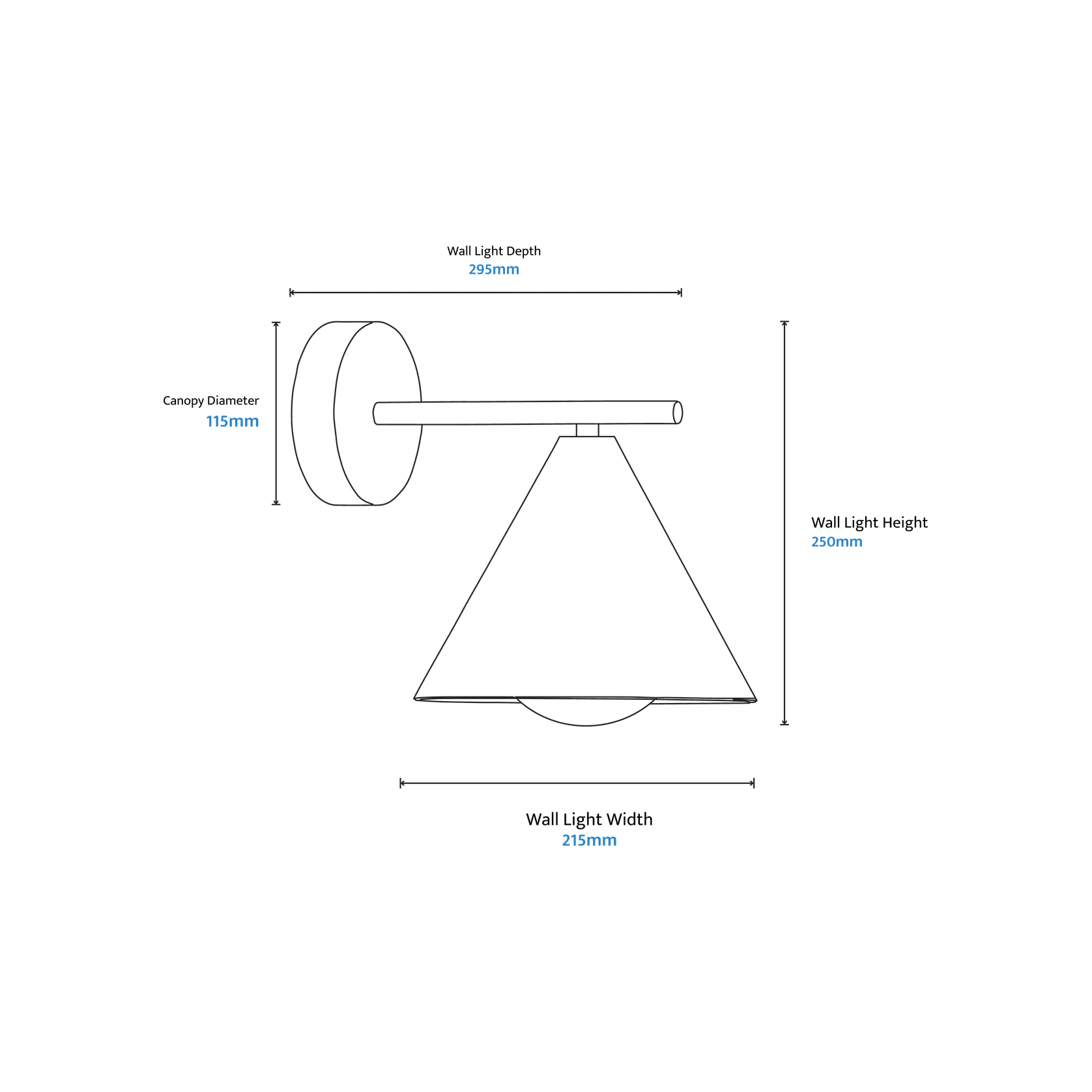 Becard Aluminium Exterior Wall Light gallery detail image