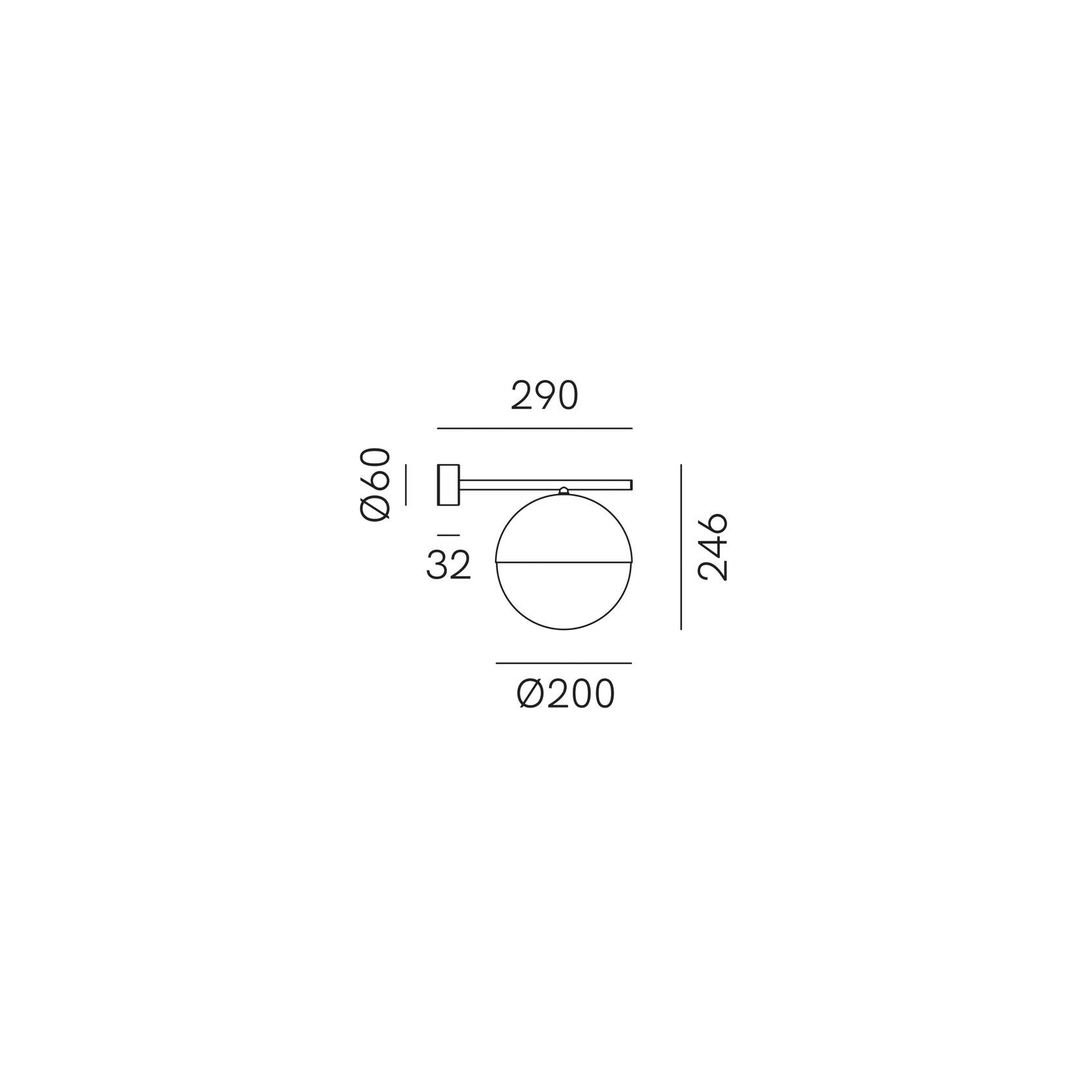Sfera Wall Light gallery detail image