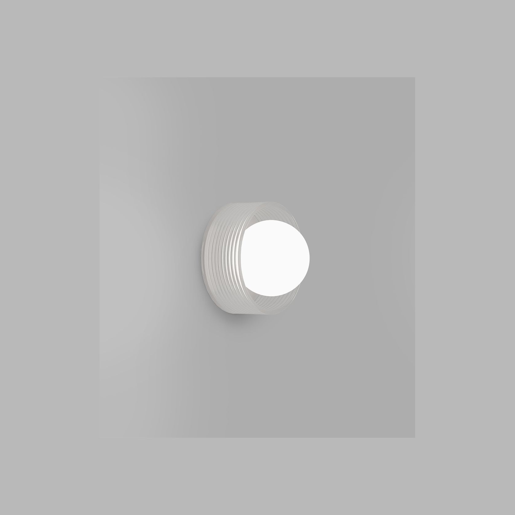 Orb Sur Ribbed Wall Light gallery detail image