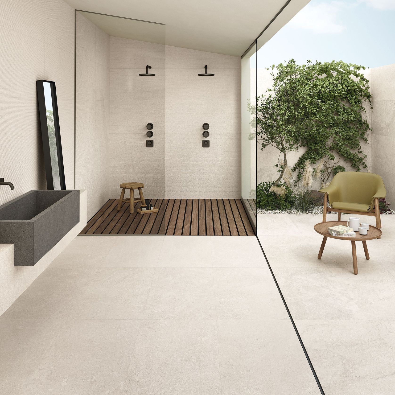 Mapierre Ligne feature wall tile gallery detail image
