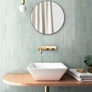 Tremain Seaglass Mint Gloss Subway 246x60mm gallery detail image