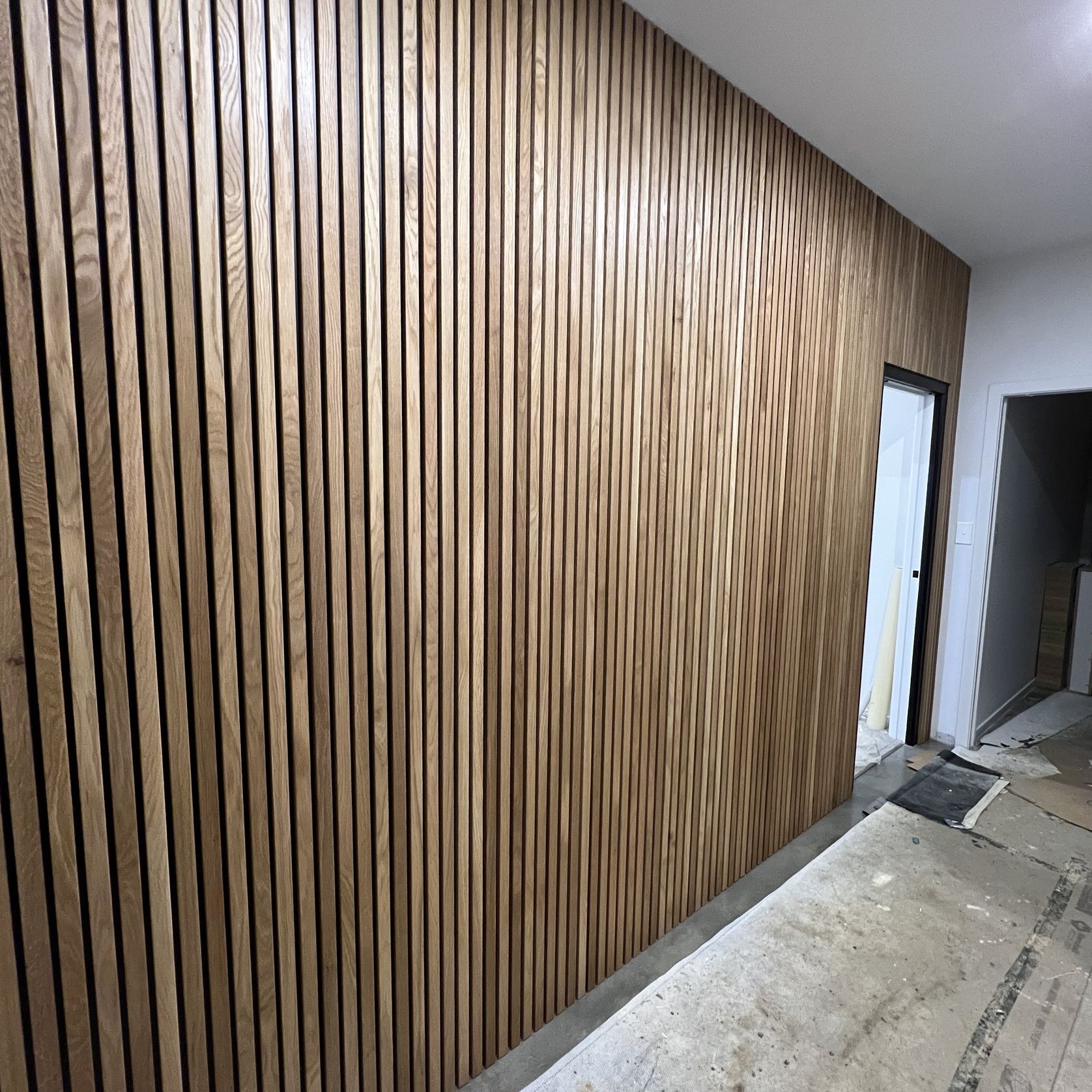 Timber Slat Feature Wall —Solid Oak gallery detail image