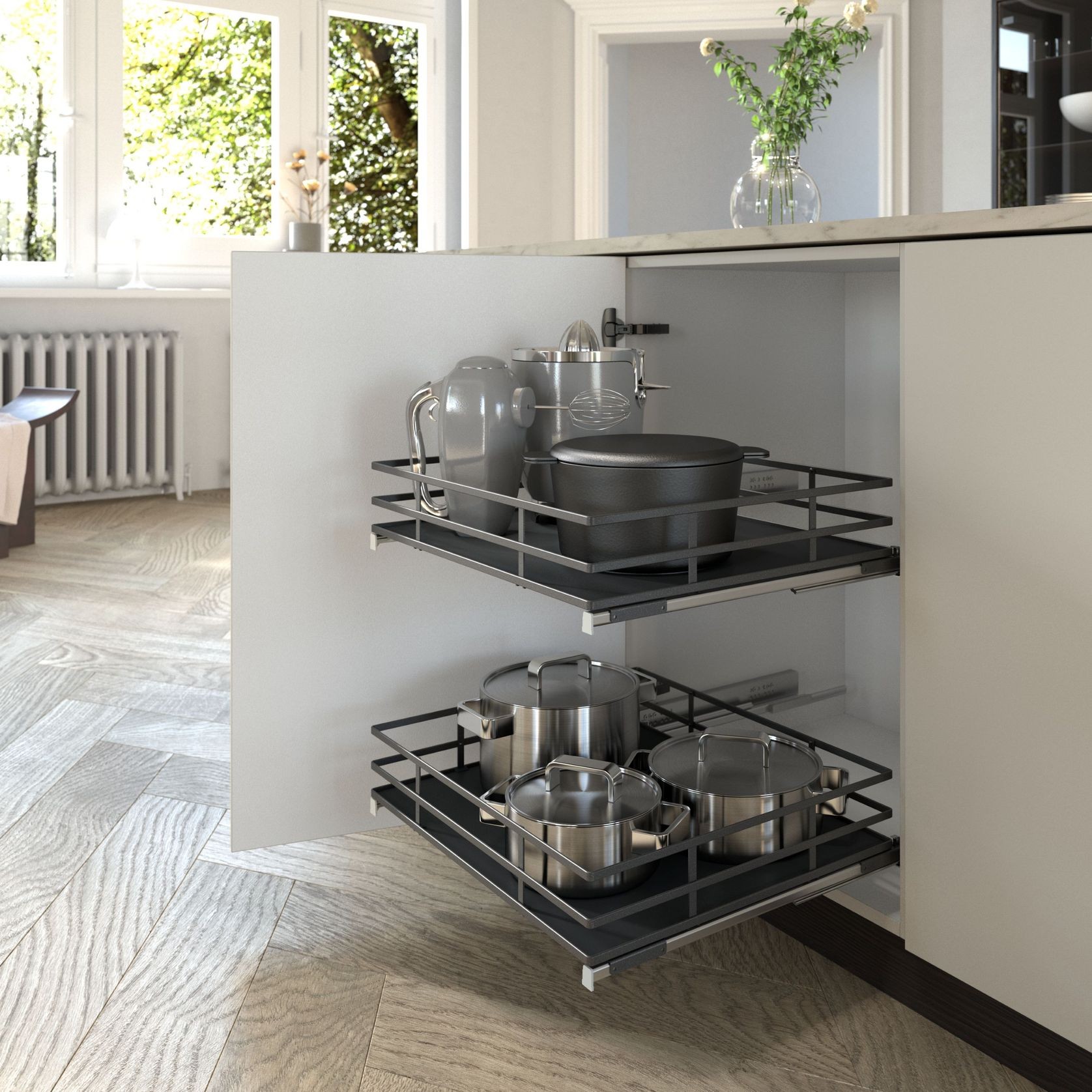 Naro | Pre-assembled internal drawers gallery detail image