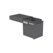 Hideaway Compact 1 x 15L Bucket | Door Pull | Cinder gallery detail image