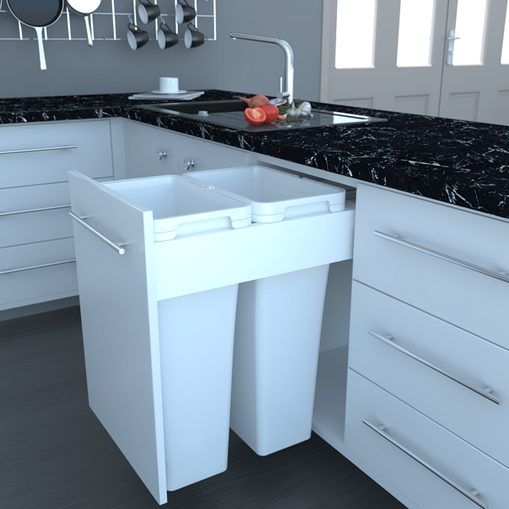 Tanova Simplex Plus Kitchen Waste Bins gallery detail image