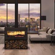 Visionline Taurus Double-Sided Freestanding Wood Fire gallery detail image