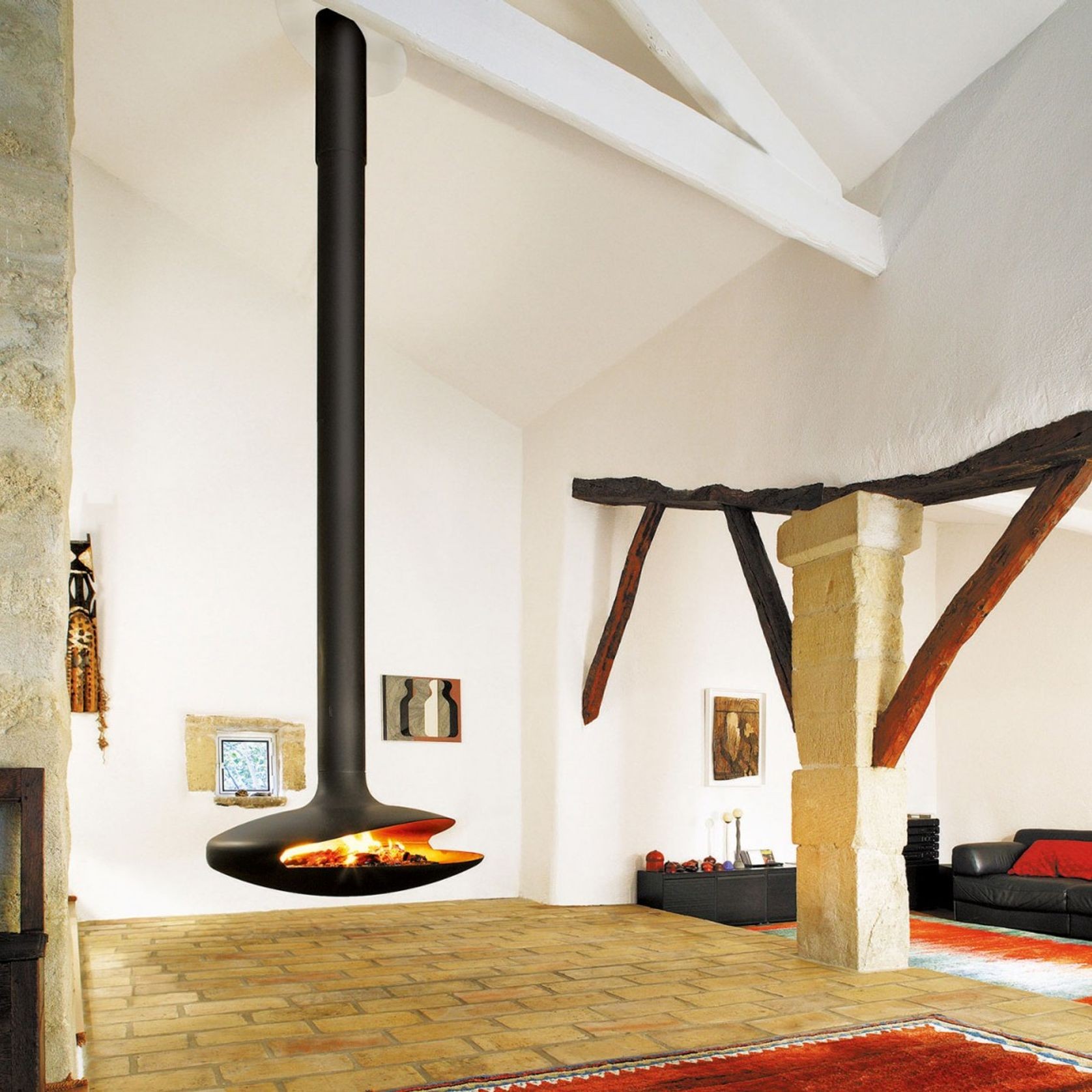 Gyrofocus - Suspended Fireplace gallery detail image