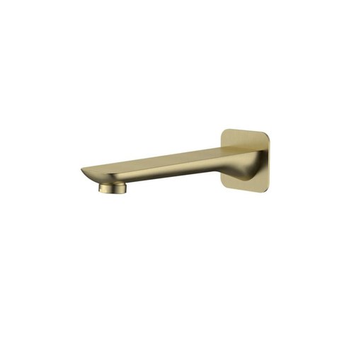Brushed Brass Quadro Bath Spout