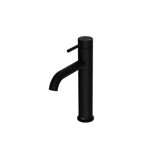 Matte Black Nature Mid Height Basin Mixer Range