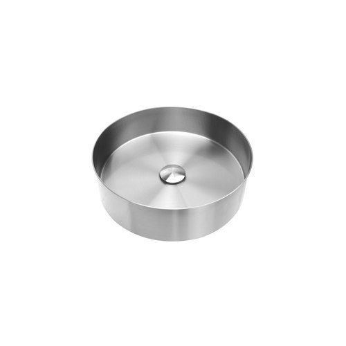 Brushed Stainless Code Fusion Round Stainless Steel Basin