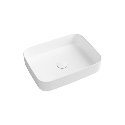Gloss White Toni Rectangular Vessel Basin