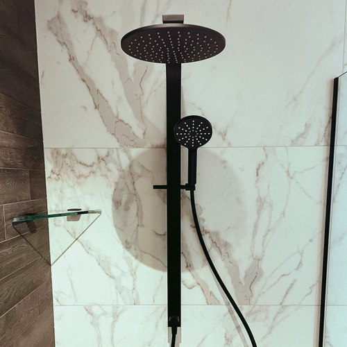 Black Code Pure Round Shower Column 3 Function