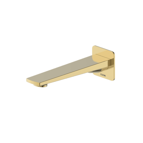 Brushed Brass Code Pure Bath Spout 210Mm - 7 Colours