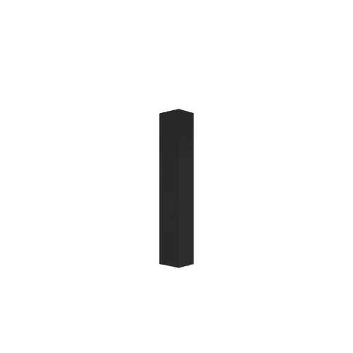 Black Code Form Bathroom Storage Cabinet - 2 Colours