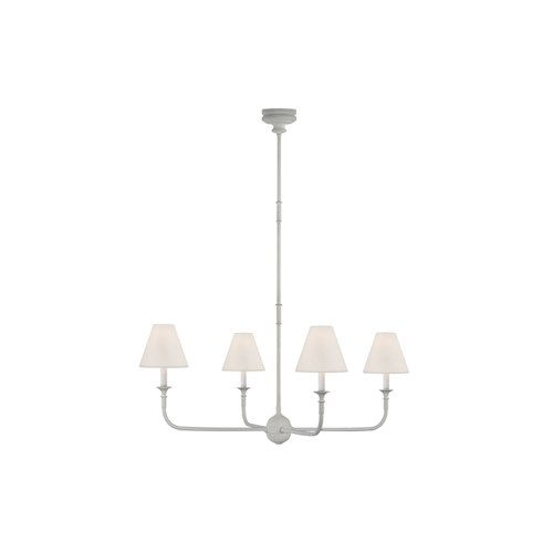 Plaster White Thomas O'Brien Piaf Large Chandelier