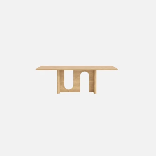 Natural Oak Lucca Dining Table