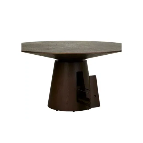 Mocha Ash Classique Round 1200 Dining Table