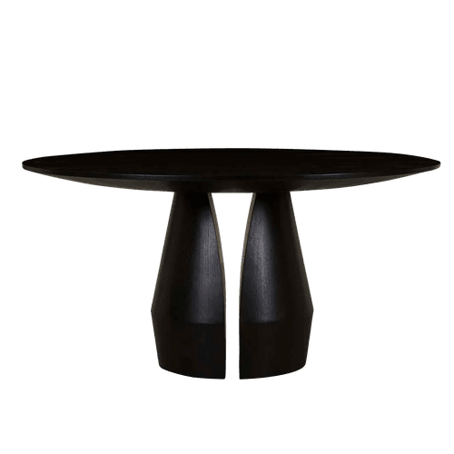 Matt Dark Oak Soren Liv | Bloom 150 Dining Table (6 Seater)