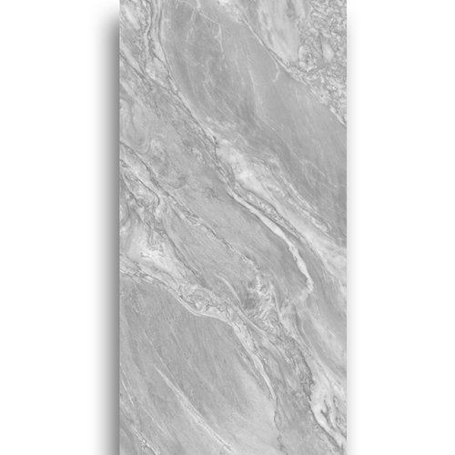 Light Grey Smoke Stone Polished Porcelain Tile 750x1500