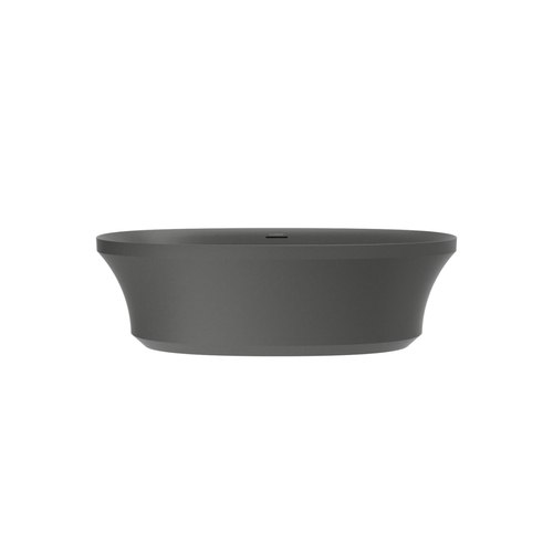 Charcoal Flute 1800 Freestanding Bath