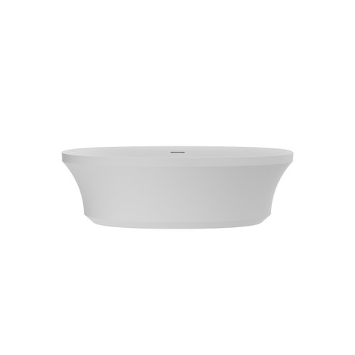 Dover White Flute 1800 Freestanding Bath
