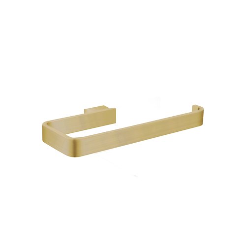 Brushed Brass Quadro Towel Rail - 205mm