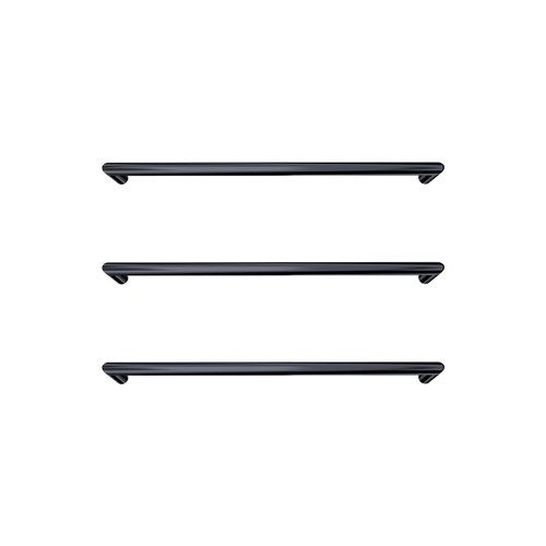 Gunmetal Toro Round Heated Towel Rail - 432mm