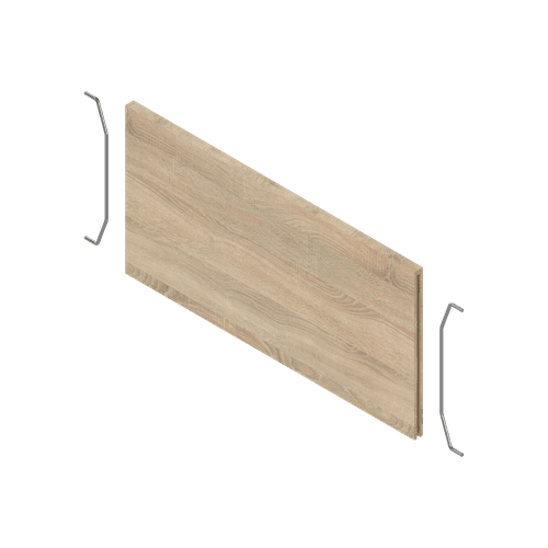 Bardolino Oak X Silk White Cross Divider for Long Deep Drawer Wooden Frames