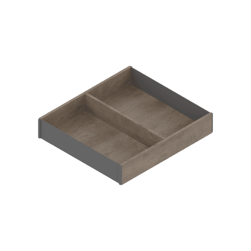Nebraska Oak X Orion Grey Short Frame - Wood Design | 272W x 242D x 50H