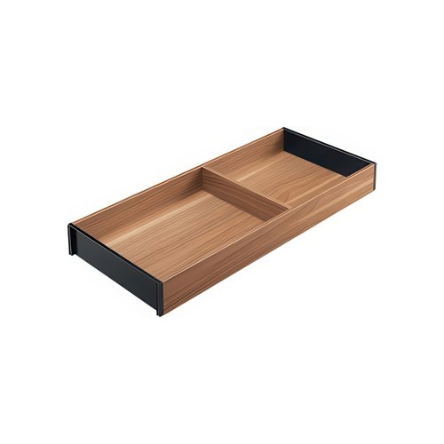 Tennessee Walnut X Carbon Black Wide Frame - Wood Design | 522 x 200