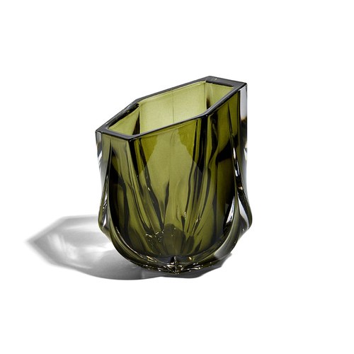Olive Green Shimmer Tealight