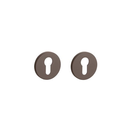 Brushed Bronze AT APRILE Euro Escutcheons R SLIM 7MM
