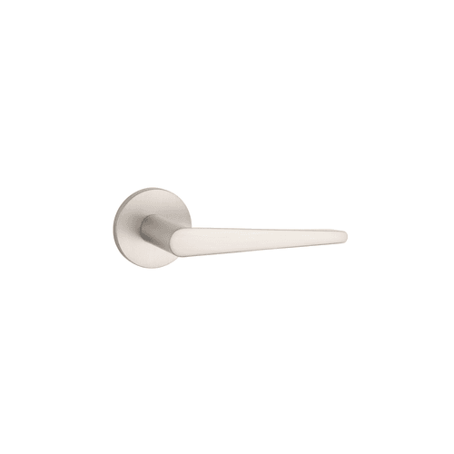 Matt Satin Brushed Nickel AT APRILE ARNICA Lever on Round Rose R SLIM 7MM BL