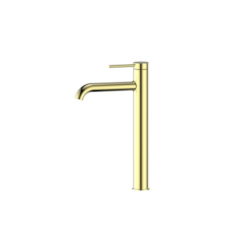 Brushed Brass Nature Tall Basin Mixer