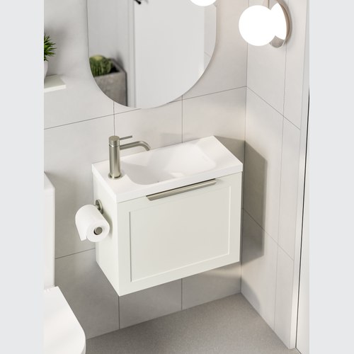 Matte White Lineare Loft 550 Vanity