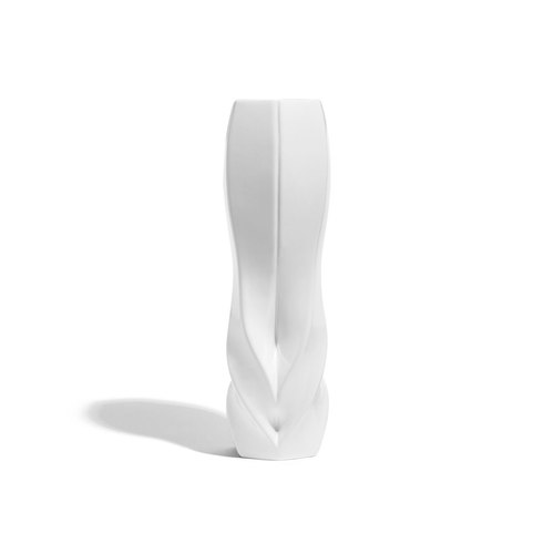 White Braid Vase Waist