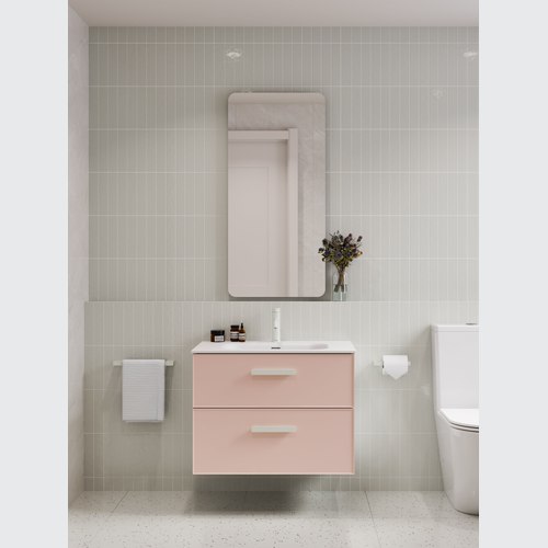 Pink Lineare 750 Axel 2 Drawer Vanity