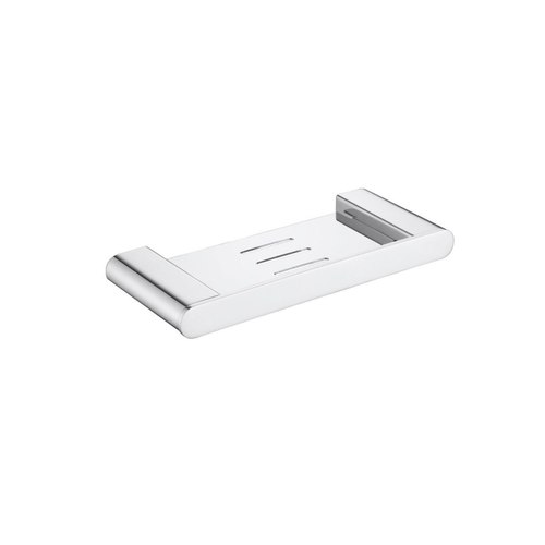 Chrome Flow Metal Shower Shelf 250mm