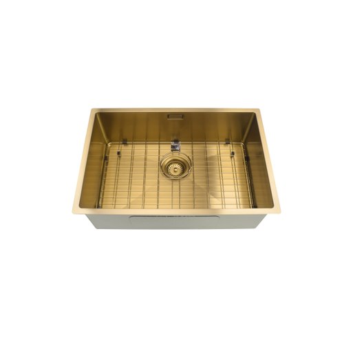 Brushed Brass Code Aspen 700X400 Pvd 304 Stainless Steel Sinks