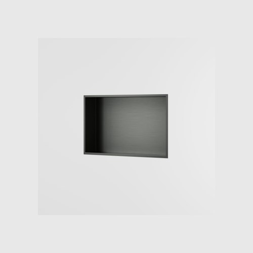 Gunmetal Acacia Rectangle Shower Niche