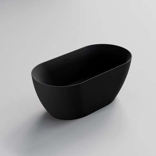 Matte Black CODE Endura Arc Acrylic 1500 Freestanding Bath