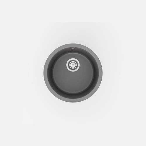 Charcoal Aura 450Ø Round Granite Sink