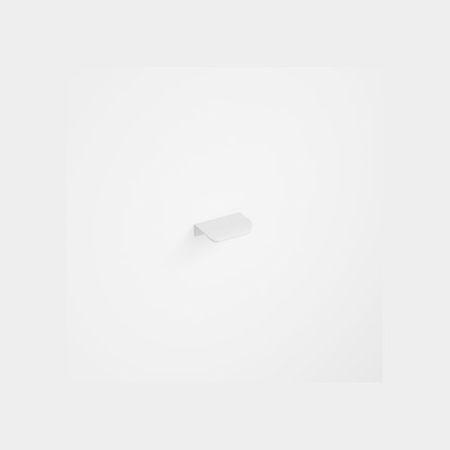 Matte White Aura Handle | 70mm
