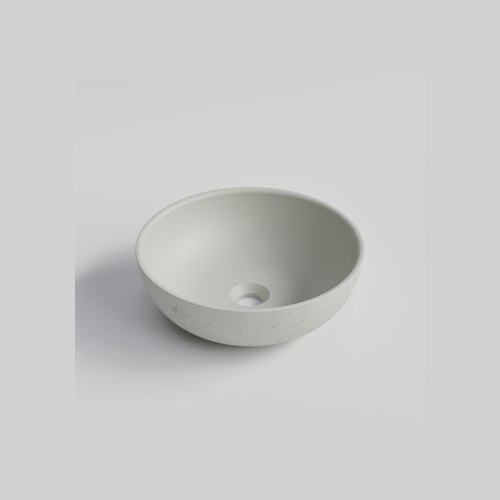 Light Grey Code Cove 390 Round Concrete Basin Range