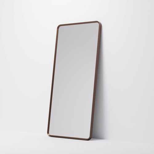 Brushed bronze Aspect 500 Rectangle Framed Mirror