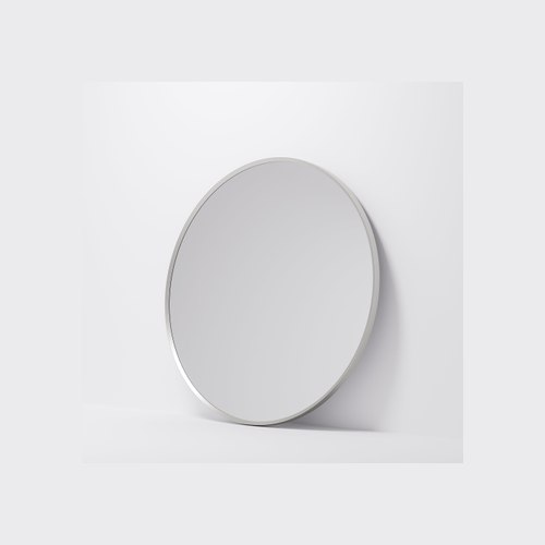 Brushed Nickel Aspect 850 Round Framed Mirror